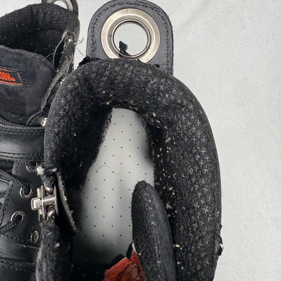 Harley-Davidson Brake Buckle Black Leather Motorcycle Boots - Picture 8 of 15